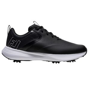 FootJoy Mens Qualifier Golf Shoes Black/White/Grey 57214